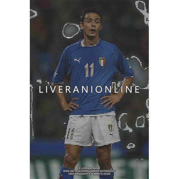 REGGIO CALABRIA 11/10/03 QUALIFICAZIONI EUROPEI 2004 ITALIA AZERBAIGIAN NELLA FOTO FILIPPO INZAGHI FOTO AG. ALDO LIVERANI