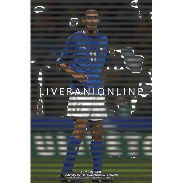 REGGIO CALABRIA 11/10/03 QUALIFICAZIONI EUROPEI 2004 ITALIA AZERBAIGIAN NELLA FOTO FILIPPO INZAGHI FOTO AG. ALDO LIVERANI