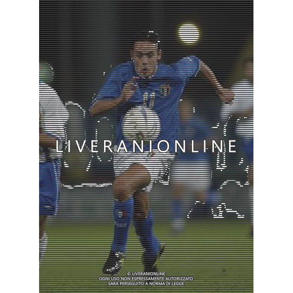 REGGIO CALABRIA 11/10/03 QUALIFICAZIONI EUROPEI 2004 ITALIA AZERBAIGIAN NELLA FOTO FILIPPO INZAGHI FOTO AG. ALDO LIVERANI