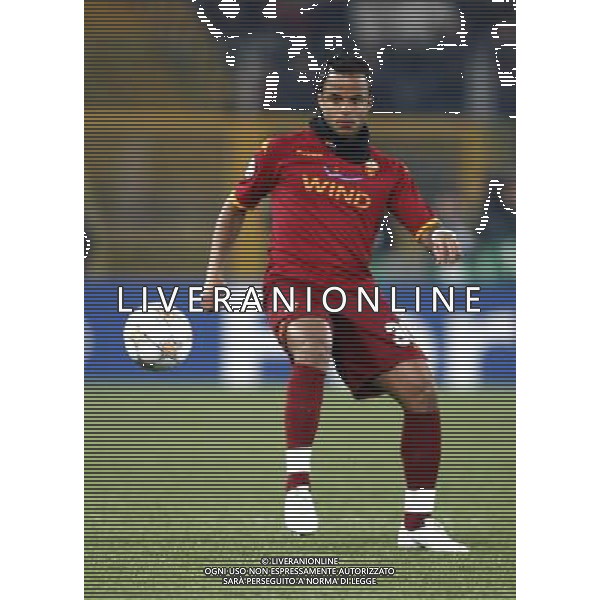 Roma - Real Madrid (2-1) 19/02/2008 Uefa Champions League 2007/2008 Ottavi di finale andata nella foto: alessandro faiolhe Amantino MANCINI ph Corradetti / ag. Aldo Liverani