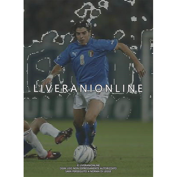 REGGIO CALABRIA 11/10/03 QUALIFICAZIONI EUROPEI 2004 ITALIA AZERBAIGIAN NELLA FOTO SIMONE PERROTTA FOTO AG. ALDO LIVERANI
