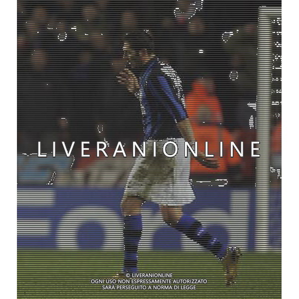 Marco Materazzi lascia il campo dopo l\'espulsione Liverpool - Internazionale Milan - Champions League Anfield in Liverpool (UK) on 19/02/2008 Picture By Marcello Pozzetti©IPS/Ag. Aldo Liverani ONLY ITALY 