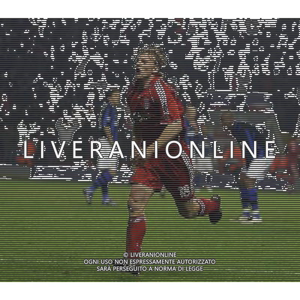 esultanza dopo il gol di Dirk Kuyt del 1-0 Liverpool - Internazionale Milan - Champions League Anfield in Liverpool (UK) on 19/02/2008 Picture By Marcello Pozzetti©IPS/Ag. Aldo Liverani ONLY ITALY 