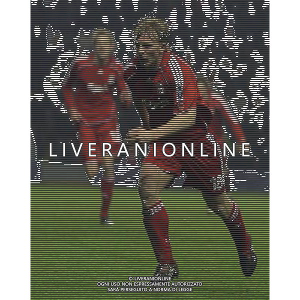 esultanza dopo il gol di Dirk Kuyt del 1-0 Liverpool - Internazionale Milan - Champions League Anfield in Liverpool (UK) on 19/02/2008 Picture By Marcello Pozzetti©IPS/Ag. Aldo Liverani ONLY ITALY 