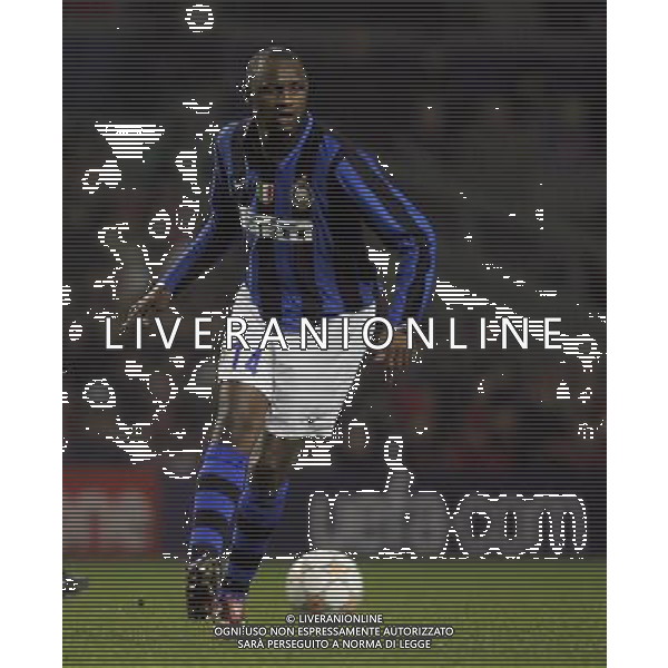 Patrick Vieira Liverpool - Internazionale Milan - Champions League Anfield in Liverpool (UK) on 19/02/2008 Picture By Marcello Pozzetti©IPS/Ag. Aldo Liverani ONLY ITALY 