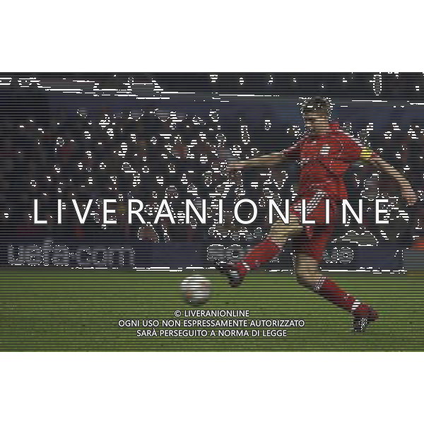 il gol di steven gerrard del 2-0 Liverpool - Internazionale Milan - Champions League Anfield in Liverpool (UK) on 19/02/2008 Picture By Marcello Pozzetti©IPS/Ag. Aldo Liverani ONLY ITALY 