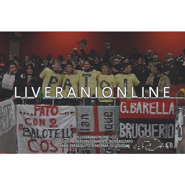 Arsenal - Milan Champions League 2007/2008 Ottavi di Finale Andata Londra - 20.02.2008 Nella Foto: Tifosi di Pato Ph.Vitez/Ag. Aldo Liverani