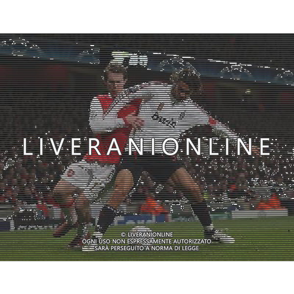 Aliaksandr Hleb e Paolo Maldini Arsenal fc - AC Milan -Champions League Emirates Stadium in London (UK) on 20/02/2008 Picture By Ian Kington©IPS - Photo Agency/Ag. Aldo Liverani - ONLY ITALY - 