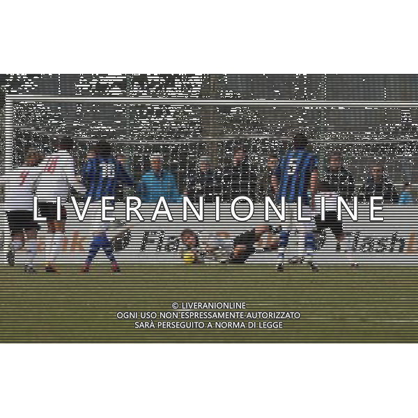 Inter - Milan Coppa Italia Tim Cup Primavera 20/02/2008 nella foto il rigore di Paloschi parato da Belec ph Aldo Liverani