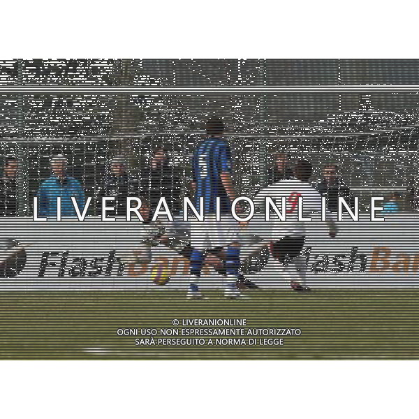 Inter - Milan Coppa Italia Tim Cup Primavera 20/02/2008 nella foto il rigore di Paloschi parato da Belec ph Aldo Liverani