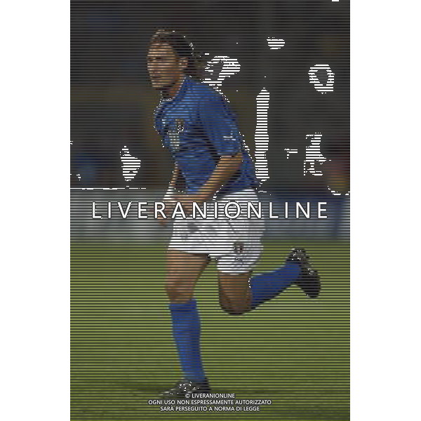 REGGIO CALABRIA 11/10/03 QUALIFICAZIONI EUROPEI 2004 ITALIA AZERBAIGIAN NELLA FOTO FRANCESCO TOTTI FOTO AG. ALDO LIVERANI