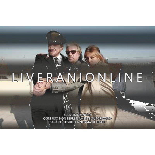 TELEFILM\'IL MARESCIALLO ROCCA E L\'AMICO D\'INFANZIA\' NELLA FOTO Gigi Proietti, Giancarlo Giannini, Caterina Vertova AG ALDO LIVERANI