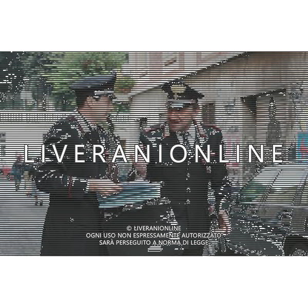 TELEFILM\'IL MARESCIALLO ROCCA E L\'AMICO D\'INFANZIA\' NELLA FOTO scena - Gigi Proietti AG ALDO LIVERANI