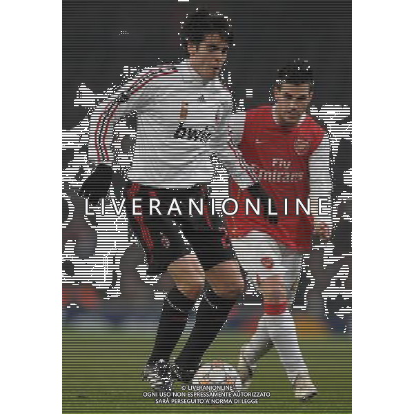 Champions League 2007/2008 Ottavi di Finale Andata Londra - 20.02.2008 Arsenal-Milan Nella Foto:KAKA\'-FABREGAS CESC /Ph.Vitez-Ag. Aldo Liverani