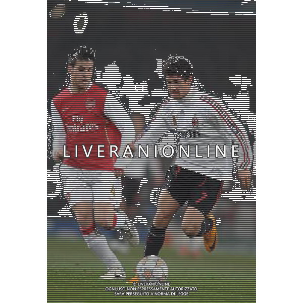 Champions League 2007/2008 Ottavi di Finale Andata Londra - 20.02.2008 Arsenal-Milan Nella Foto:PATO ALEXANDER-FABREGAS CESC /Ph.Vitez-Ag. Aldo Liverani