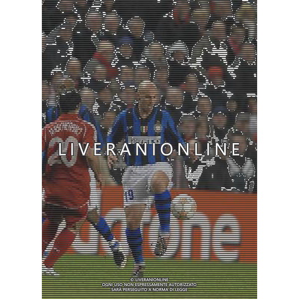 Champions League 2007/2008 Ottavi di Finale Andata Liverpool - 19.02.2008 Liverpool-Inter Nella Foto:CAMBIASSO ESTEBAN /Ph.Vitez-Ag. Aldo Liverani