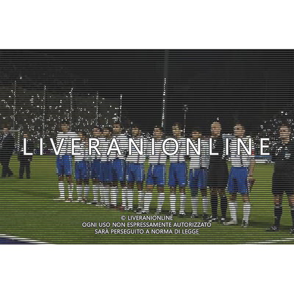 REGGIO CALABRIA 11/10/03 QUALIFICAZIONI EUROPEI 2004 ITALIA AZERBAIGIAN NELLA FOTO FORMAZIONE DELL\'AZERBAIGIAN FOTO AG. ALDO LIVERANI