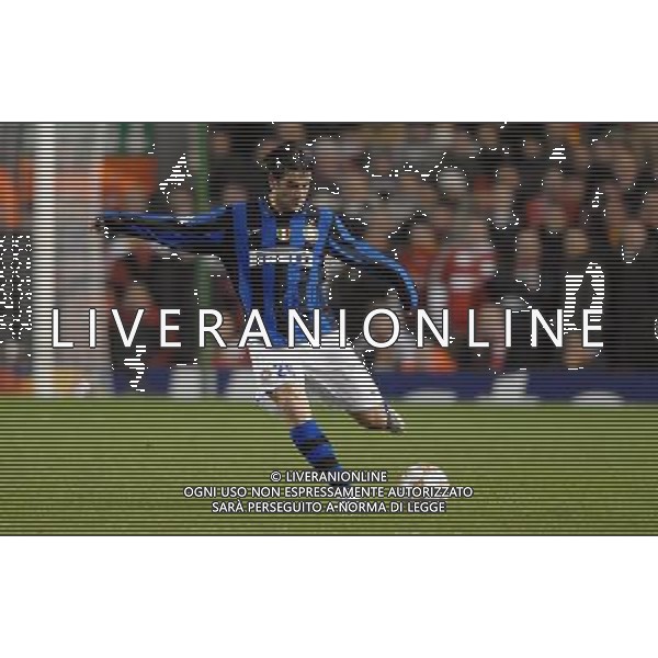Champions League 2007/2008 Ottavi di Finale Andata Liverpool - 19.02.2008 Liverpool-Inter Nella Foto:CHIVU CRISTIAN /Ph.Vitez-Ag. Aldo Liverani