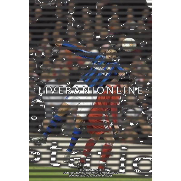 Champions League 2007/2008 Ottavi di Finale Andata Liverpool - 19.02.2008 Liverpool-Inter Nella Foto:CRUZ JULIO /Ph.Vitez-Ag. Aldo Liverani