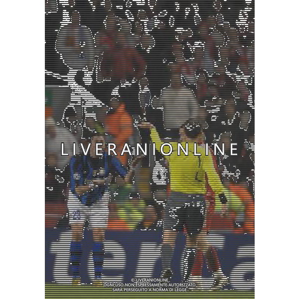 Champions League 2007/2008 Ottavi di Finale Andata Liverpool - 19.02.2008 Liverpool-Inter Nella Foto:MATERAZZI MARCO SECONDA AMMONIZIONE /Ph.Vitez-Ag. Aldo Liverani