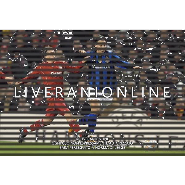 Champions League 2007/2008 Ottavi di Finale Andata Liverpool - 19.02.2008 Liverpool-Inter Nella Foto:IBRAHIMOVIC ZLATAN /Ph.Vitez-Ag. Aldo Liverani