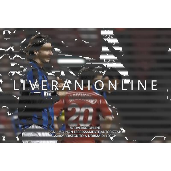 Champions League 2007/2008 Ottavi di Finale Andata Liverpool - 19.02.2008 Liverpool-Inter Nella Foto:IBRAHIMOVIC ZLATAN /Ph.Vitez-Ag. Aldo Liverani