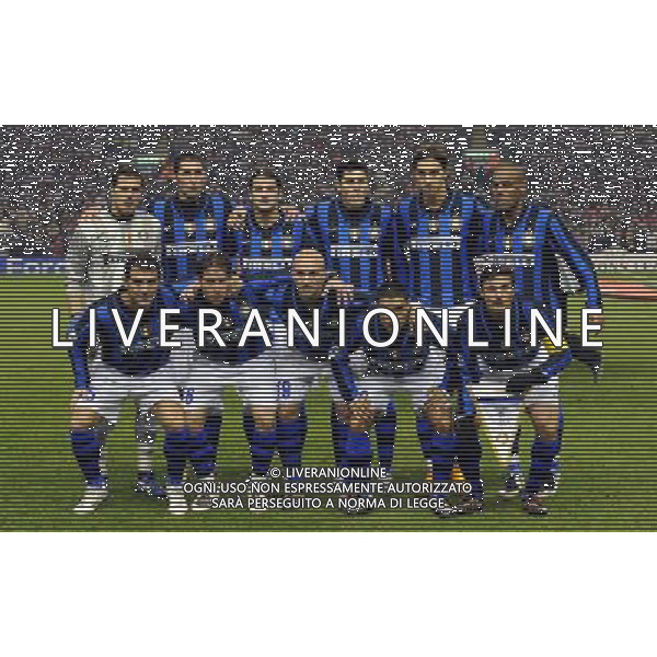 Champions League 2007/2008 Ottavi di Finale Andata Liverpool - 19.02.2008 Liverpool-Inter Nella Foto:INTER /Ph.Vitez-Ag. Aldo Liverani