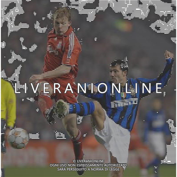 Champions League 2007/2008 Ottavi di Finale Andata Liverpool - 19.02.2008 Liverpool-Inter Nella Foto:KUYT DIRK-STANKOVIC DEJAN /Ph.Vitez-Ag. Aldo Liverani
