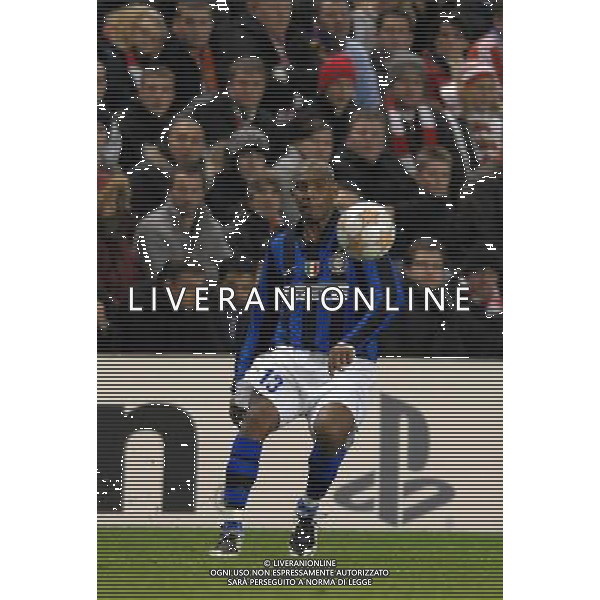 Champions League 2007/2008 Ottavi di Finale Andata Liverpool - 19.02.2008 Liverpool-Inter Nella Foto:MAICON /Ph.Vitez-Ag. Aldo Liverani