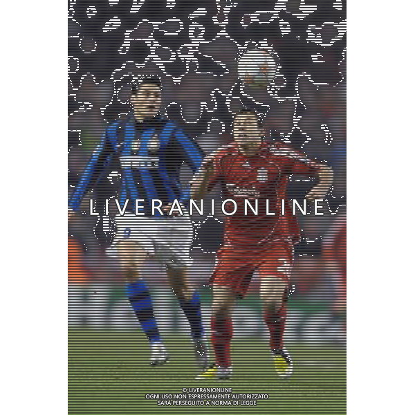 Champions League 2007/2008 Ottavi di Finale Andata Liverpool - 19.02.2008 Liverpool-Inter Nella Foto:MASCHERANO JAVIER /Ph.Vitez-Ag. Aldo Liverani