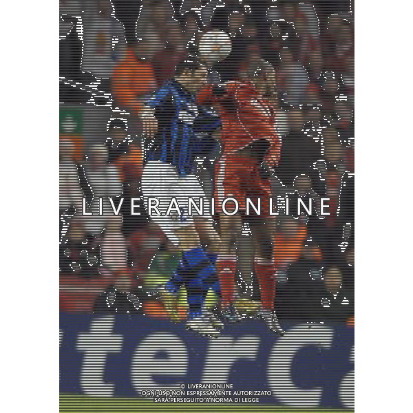 Champions League 2007/2008 Ottavi di Finale Andata Liverpool - 19.02.2008 Liverpool-Inter Nella Foto:MATERAZZI MARCO-BABEL RYAN /Ph.Vitez-Ag. Aldo Liverani