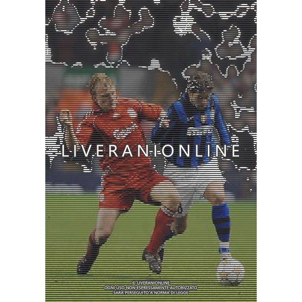 Champions League 2007/2008 Ottavi di Finale Andata Liverpool - 19.02.2008 Liverpool-Inter Nella Foto:MAXWELL-KUYT DIRK /Ph.Vitez-Ag. Aldo Liverani