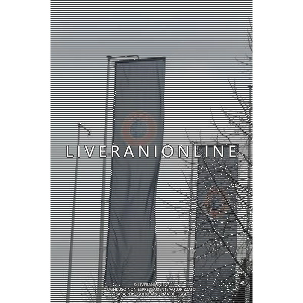 nyon svizzera2003 NELLA FOTO LA BANDIERA UEFA FOTO ALDO LIVERANI