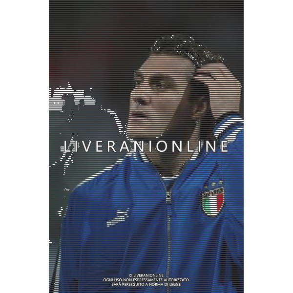 REGGIO CALABRIA 11/10/03 QUALIFICAZIONI EUROPEI 2004 ITALIA AZERBAIGIAN NELLA FOTO CHRIASTIAN VIERI FOTO AG. ALDO LIVERANI