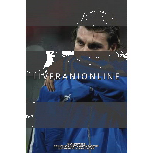 REGGIO CALABRIA 11/10/03 QUALIFICAZIONI EUROPEI 2004 ITALIA AZERBAIGIAN NELLA FOTO CHRIASTIAN VIERI FOTO AG. ALDO LIVERANI