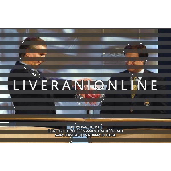 calcio 2003 nella foto SORTEGGIO U E F A foto aldo liverani