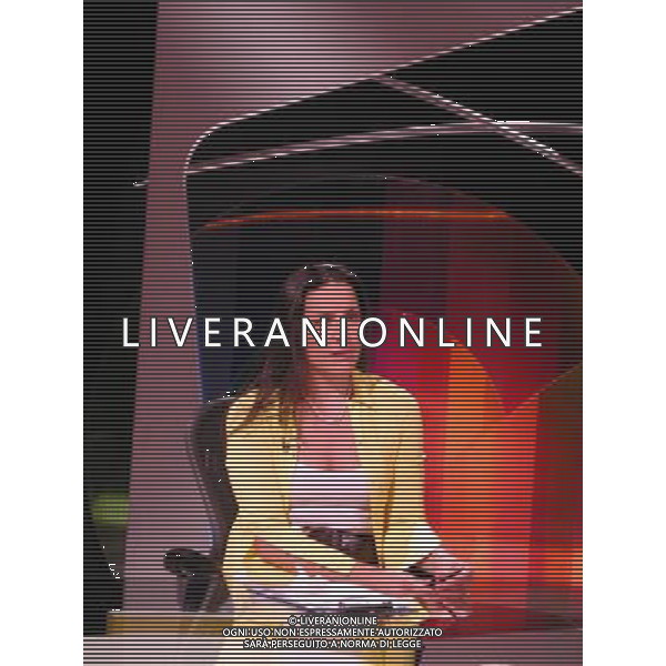 TRASMISSIONE TELEVISIVA \'IRIDE IL COLORE DEI FATTI\' NELLA FOTO Rosalba Reggio AG ALDO LIVERANI