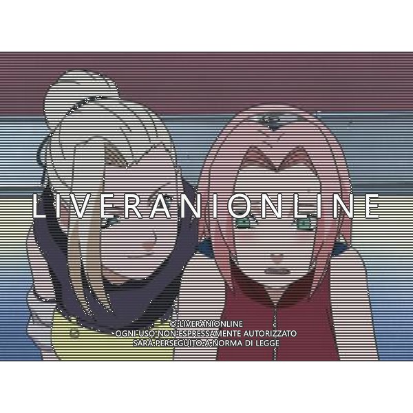 CARTONE ANIMATO \'NARUTO\' NELLA FOTO, DA SINISTRA: YAMANAKA E SAKURA AG ALDO LIVERANI