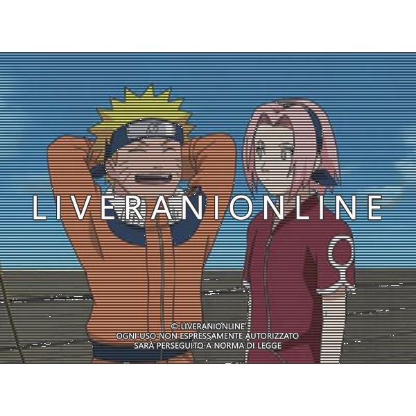 CARTONE ANIMATO \'NARUTO\' NELLA FOTO: NARUTO E SAKURA AG ALDO LIVERANI