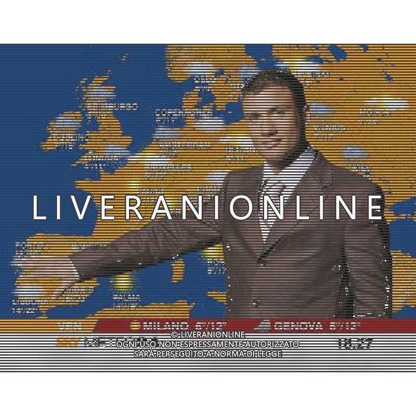 TRASMISSIONE TELEVISIVA \'SKY METEO\' NELLA FOTO L CICERONI AG ALDO LIVERANI