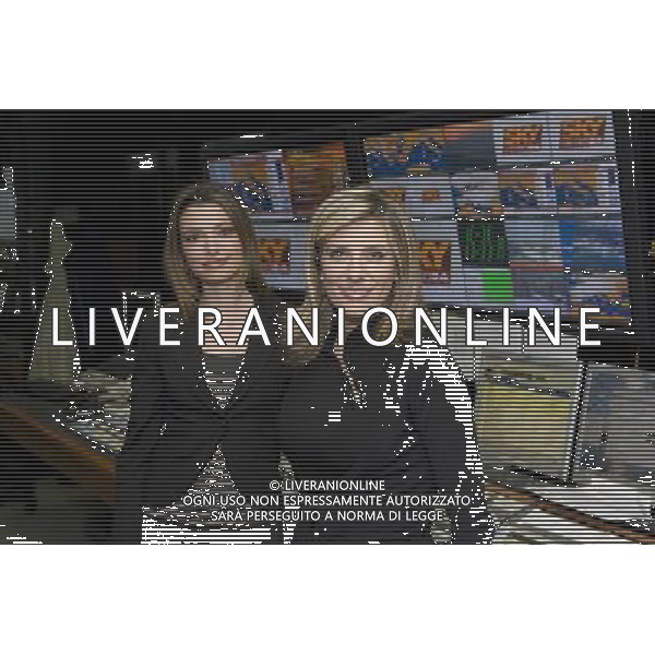 TRASMISSIONE TELEVISIVA \'SKY METEO\' NELLA FOTO Carlotta Mantovani, Claudia Adamo AG ALDO LIVERANI