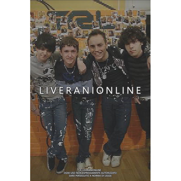 IL GRUPPO MUSICALE DEI \' MELODY FALL\' OSPITI DELLA TRASMISSIONE TV \' TRL LIVE@MTV\' MILANO, 27/02/2008 FOTO ANTONIO SORANO - AG. ALDO LIVERANI SAS