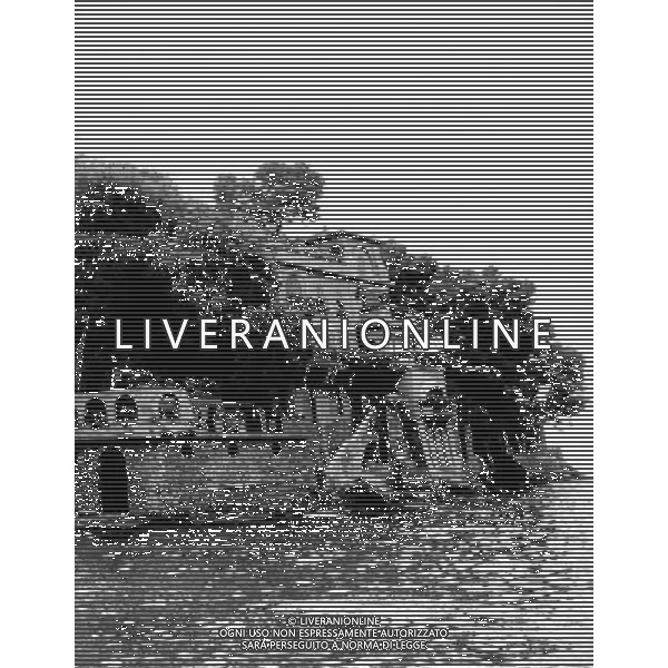 La Villa Cristina a Portofino di proprieta\' del Finanziere Franco Ambrosio (anni \'70/80) ph archivio Ag. Aldo Liverani sas retrospettiva