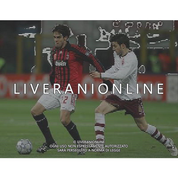 Milan - Arsenal Ottavi di finale di ritorno Champions League 04/03/2008 nella foto kaka e fabregas ph luzzani/Ag. Aldo Liverani sas