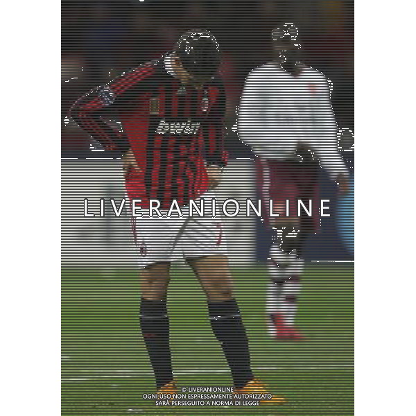 Milan - Arsenal Ottavi di finale di ritorno Champions League 04/03/2008 nella foto la delusione di alexander pato ph luzzani/Ag. Aldo Liverani sas