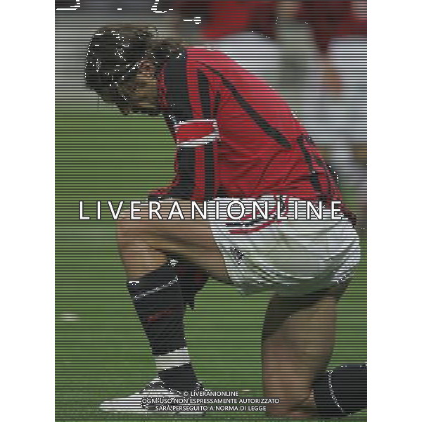 Milan - Arsenal Ottavi di finale di ritorno Champions League 04/03/2008 nella foto la delusione di paolo maldini ph luzzani/Ag. Aldo Liverani sas