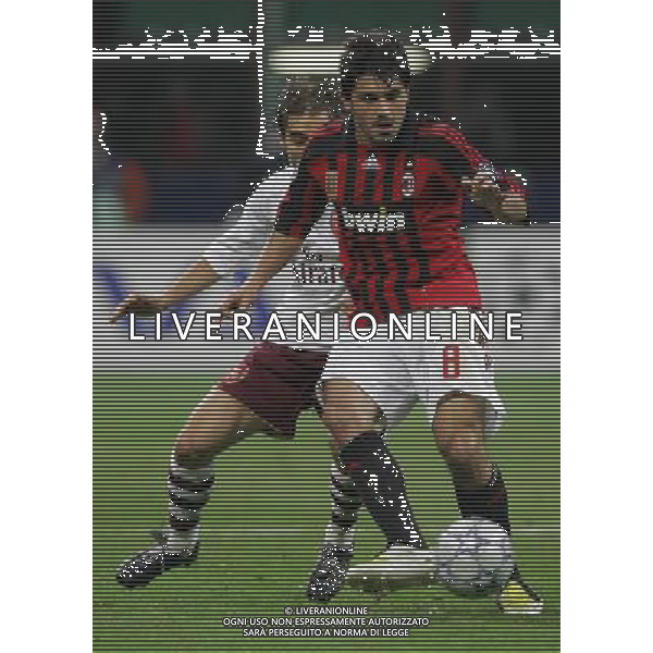 Milano 04-03-2008 Champions League 2007/08 milan-arsenal 0:1 nella foto gennaro gattuso e mathieu flamini ph marco luzzani/ag aldo liverani s.a.s.
