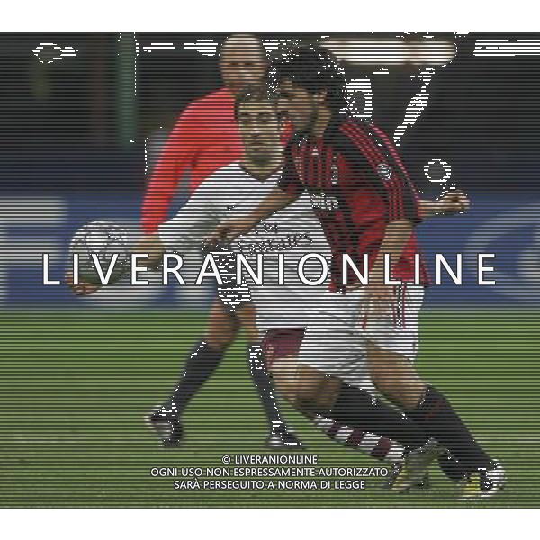 Milano 04-03-2008 Champions League 2007/08 milan-arsenal 0:1 nella foto gennaro gattuso e mathieu flamini ph marco luzzani/ag aldo liverani s.a.s.