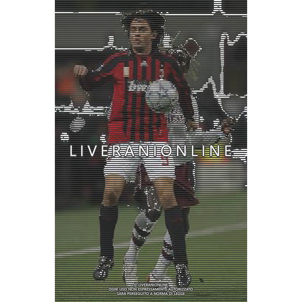 Milano 04-03-2008 Champions League 2007/08 milan-arsenal 0:1 nella foto ffilippo inzaghi e bacary sagna ph marco luzzani/ag aldo liverani s.a.s.