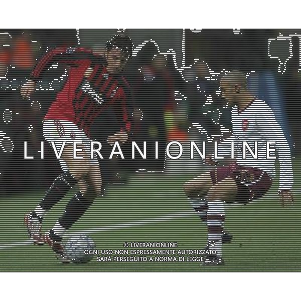 Milano 04-03-2008 Champions League 2007/08 milan-arsenal 0:1 nella foto oddo massimo e gael glichy ph marco luzzani/ag aldo liverani s.a.s.